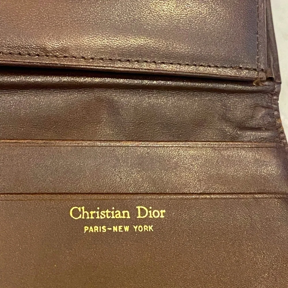 𝅺authentic Vintage Christian Dior wallet